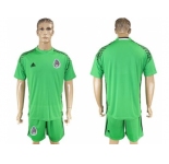 Mexico Blank Green Goalkeeper Soccer Country Jersey
