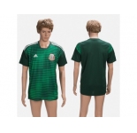 Mexico Blank Green Training Soccer Country Jersey