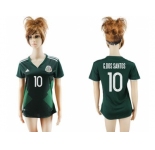 Mexico #10 G.Dos Santos Home Soccer Country Jersey