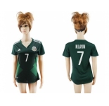 Mexico #7 M.Layun Home Soccer Country Jersey