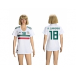 Women Mexico #18 A.Guardado Away Soccer Country Jersey