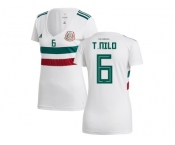 Women Mexico #6 T.Nilo Away Soccer Country Jersey