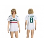 Women Mexico #8 H.Lozano Away Soccer Country Jersey