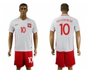 Poland #10 Krychowiak Home Soccer Country Jersey