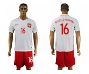 Poland #16 Blaszczykowski Home Soccer Country Jersey