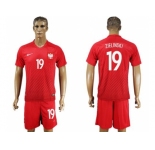 Poland #19 Zielinski Away Soccer Country Jersey