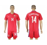 Norway #14 Elabdellaoui Home Soccer Country Jersey