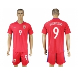 Norway #9 Soderlund Home Soccer Country Jersey