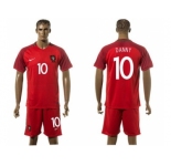 Portugal #10 Danny Home Soccer Country Jersey