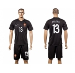 Portugal #13 Pereira SEC Away Soccer Country Jersey