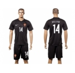 Portugal #14 William SEC Away Soccer Country Jersey