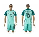 Portugal #15 Andre Gomes Away Soccer Country Jersey