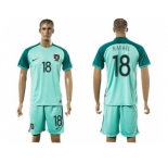 Portugal #18 Raphael Away Soccer Country Jersey