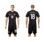 Portugal #18 Raphael SEC Away Soccer Country Jersey