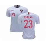 Portugal #23 Adrien S. Away Soccer Country Jersey