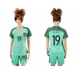 Women Portugal #19 Eliseu Away Soccer Country Jersey