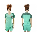 Women Portugal Blank Away Soccer Country Jersey