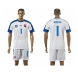 Slovakia #1 Mucha Home Soccer Country Jersey