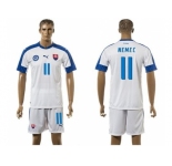 Slovakia #11 Nemec Home Soccer Country Jersey