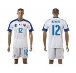 Slovakia #12 Novota Home Soccer Country Jersey