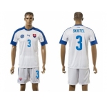 Slovakia #3 Skrtel Home Soccer Country Jersey
