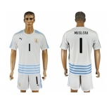 Uruguay #1 Muslera Away Soccer Country Jersey