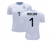Uruguay #1 Muslera Away Soccer Country Jersey