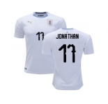 Uruguay #17 Jonathan Away Soccer Country Jersey