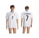 Uruguay #7 C.Rodriguez Away Soccer Country Jersey