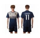 Sweden #11 Elmander Away Soccer Country Jersey1