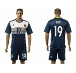 Sweden #19 Berg Away Soccer Country Jersey