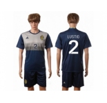Sweden #2 Lustig Away Soccer Country Jersey