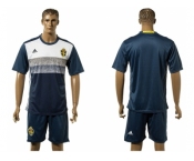 Sweden Blank Away Soccer Country Jersey
