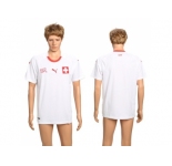 Switzerland Blank Away Soccer Country Jersey