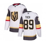 Women Adidas Vegas Golden Knights #89 Alex Tuch Authentic White Away NHL Jersey