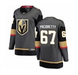 Women Vegas Golden Knights #67 Max Pacioretty Authentic Black Home Fanatics Branded Breakaway NHL Jersey