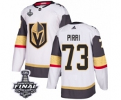 Women's Adidas Vegas Golden Knights #73 Brandon Pirri Authentic White Away 2018 Stanley Cup Final NHL Jersey