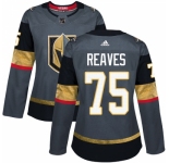 Women's Adidas Vegas Golden Knights #75 Ryan Reaves Authentic Gray Home NHL Jersey