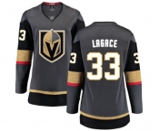 Women's Vegas Golden Knights #33 Maxime Lagace Authentic Black Home Fanatics Branded Breakaway NHL Jersey