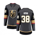 Women's Vegas Golden Knights #38 Tomas Hyka Authentic Black Home Fanatics Branded Breakaway NHL Jersey