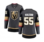 Women's Vegas Golden Knights #55 Keegan Kolesar Authentic Black Home Fanatics Branded Breakaway NHL Jersey
