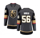Women's Vegas Golden Knights #56 Erik Haula Authentic Black Home Fanatics Branded Breakaway NHL Jersey