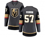 Women's Vegas Golden Knights #57 David Perron Authentic Black Home Fanatics Branded Breakaway NHL Jersey
