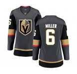 Women's Vegas Golden Knights #6 Colin Miller Authentic Black Home Fanatics Branded Breakaway NHL Jersey