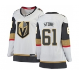 Women's Vegas Golden Knights #61 Mark Stone Authentic White Away Fanatics Branded Breakaway Hockey Jersey