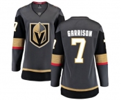 Women's Vegas Golden Knights #7 Jason Garrison Authentic Black Home Fanatics Branded Breakaway NHL Jersey
