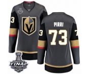 Women's Vegas Golden Knights #73 Brandon Pirri Authentic Black Home Fanatics Branded Breakaway 2018 Stanley Cup Final NHL Jersey