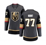 Women's Vegas Golden Knights #77 Brad Hunt Authentic Black Home Fanatics Branded Breakaway NHL Jersey