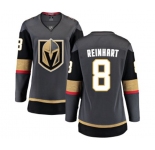 Women's Vegas Golden Knights #8 Griffin Reinhart Authentic Black Home Fanatics Branded Breakaway NHL Jersey