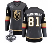 Women's Vegas Golden Knights #81 Jonathan Marchessault Authentic Black Home Fanatics Branded Breakaway 2018 Stanley Cup Final NHL Jersey